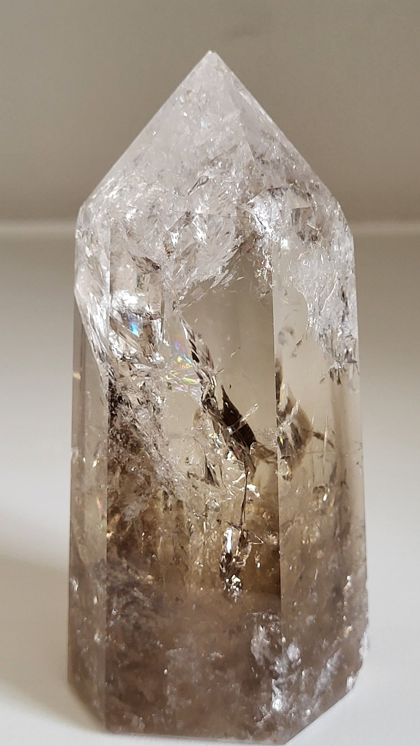 ENCHANTED SMOKEY QUARTZ WITH WINDOW