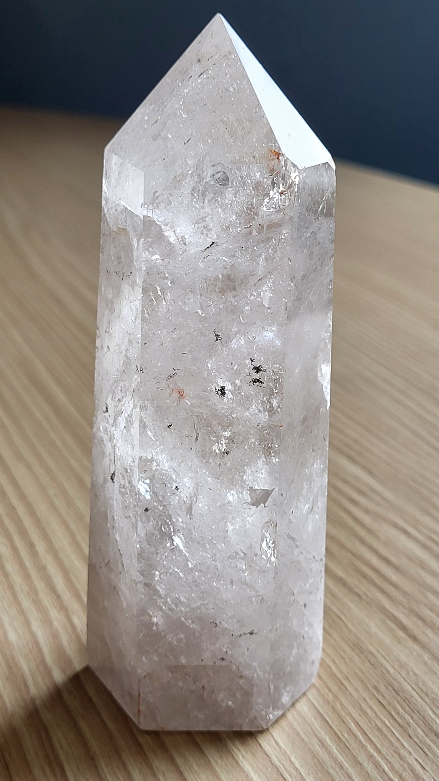 ABUNDANT BLESSINGS QUARTZ CRYSTAL PILLAR